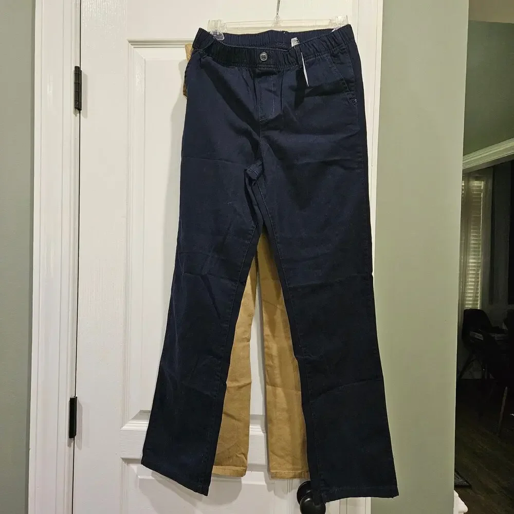 4 Pairs Children's Place Boy's Sz 14 Pull On Relaxed‎ Straight Leg Chino Pants